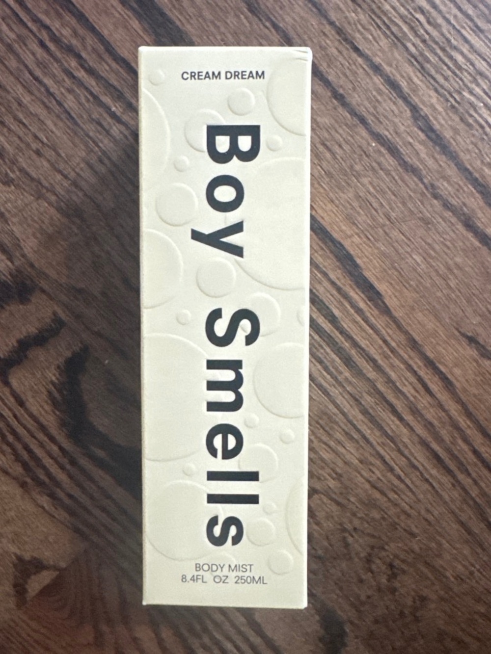 Boy smells